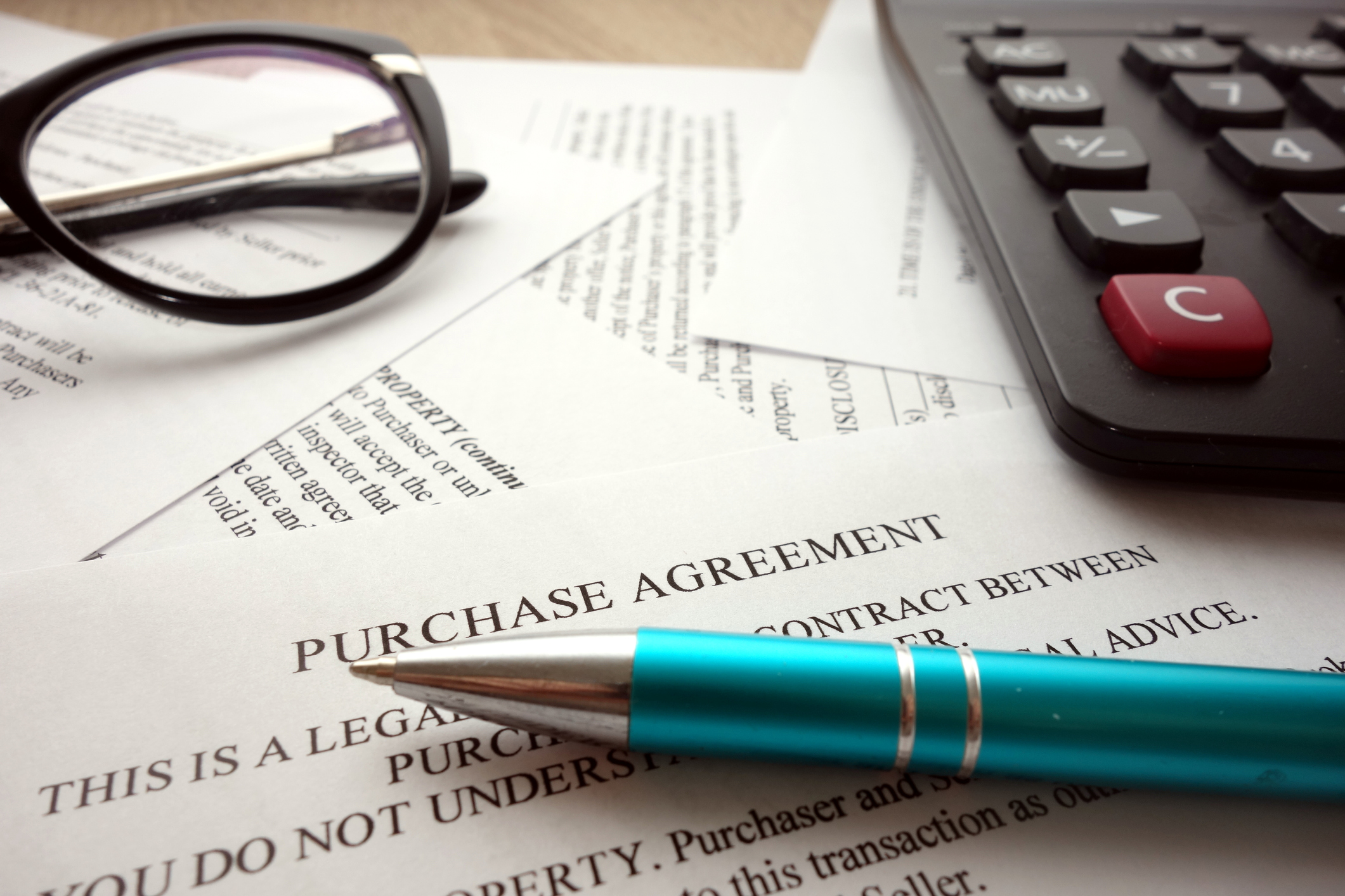 Purchase agreement mccracken law